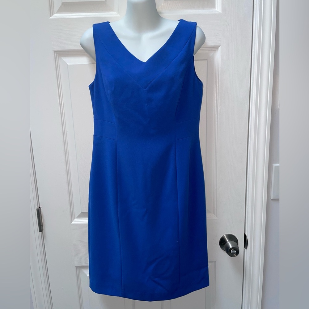 Anne Klein Royal Blue Midi Dress
